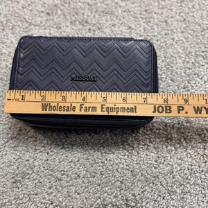 Missoni Cosmetic case Exclusive Delta One Travel Case‎ Pouch Blue Wave Zipper